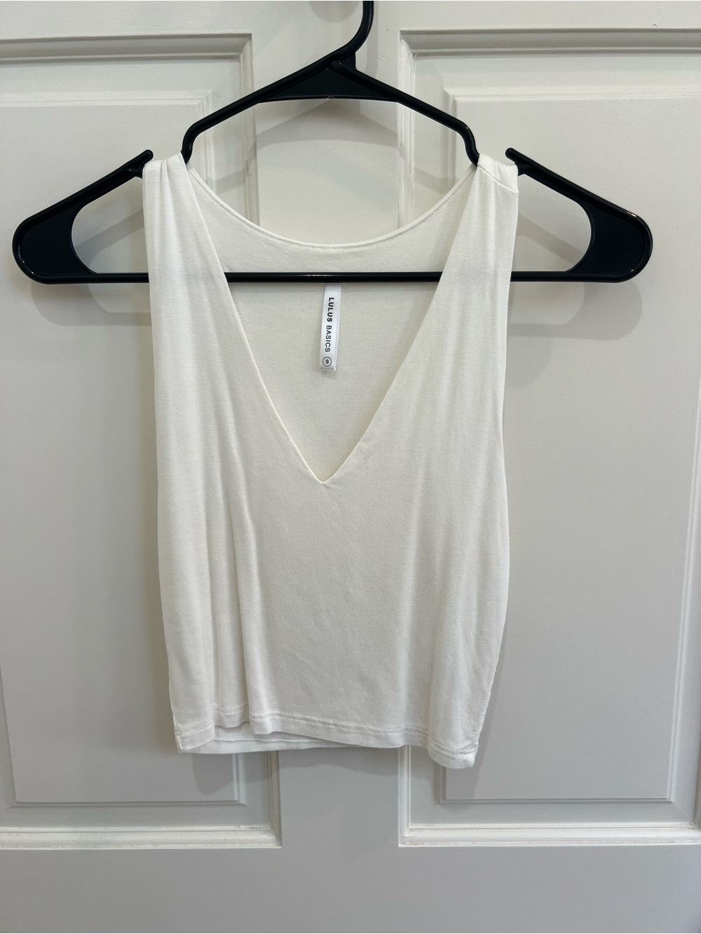 Lulus Cream V-Neck Women's Tank Top